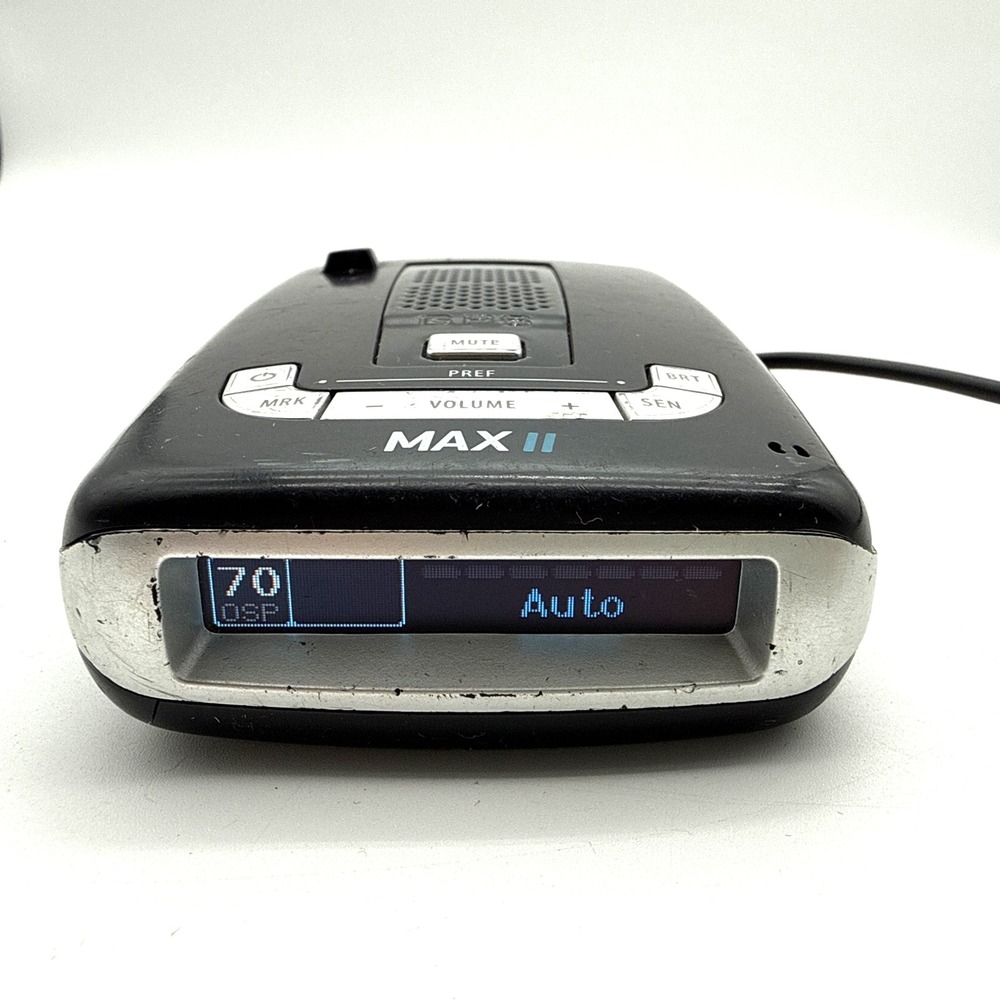Escort Passport Max 2 II Radar Detector (With Charger/No Mount)-TESTED